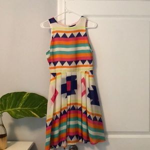 Geometric pattern dress